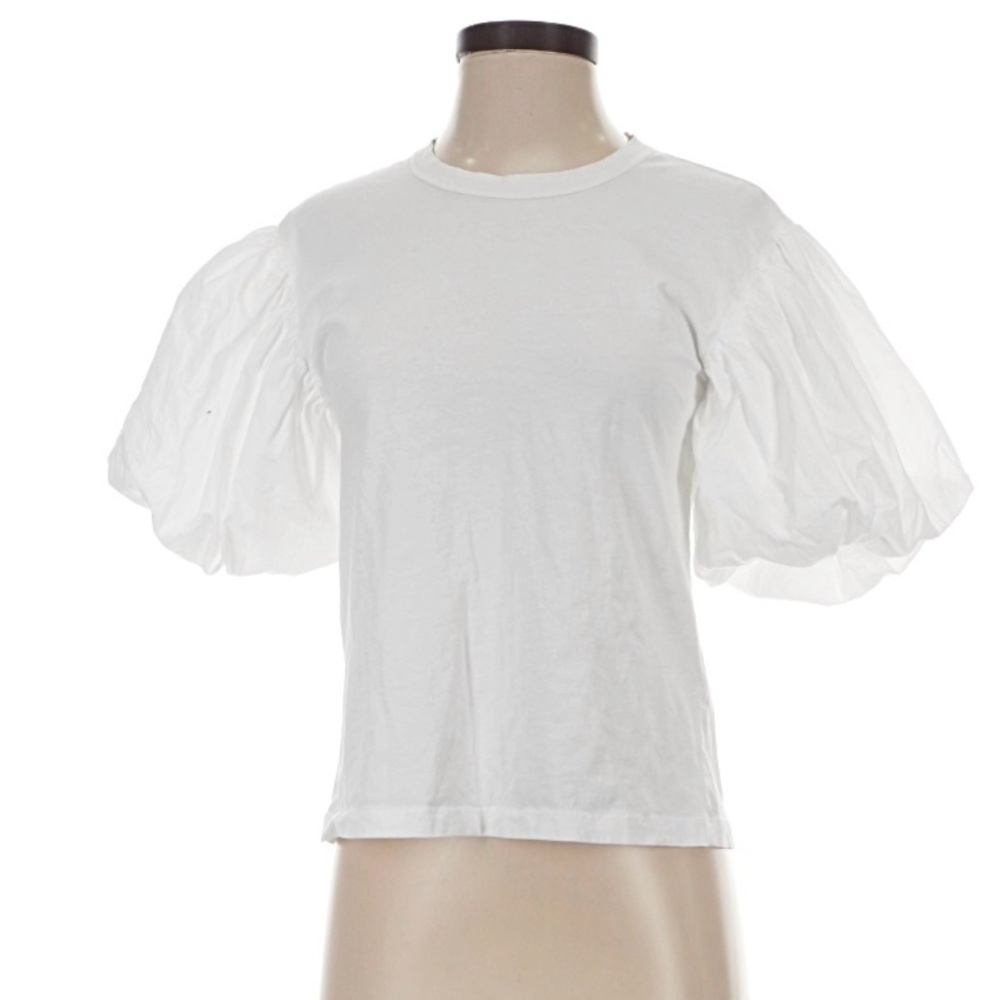 A.L.C. White Scoop Neck Tee